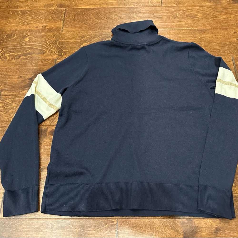 🆕 KORS Navy Sweater with White Stripes - Picture 4 of 4